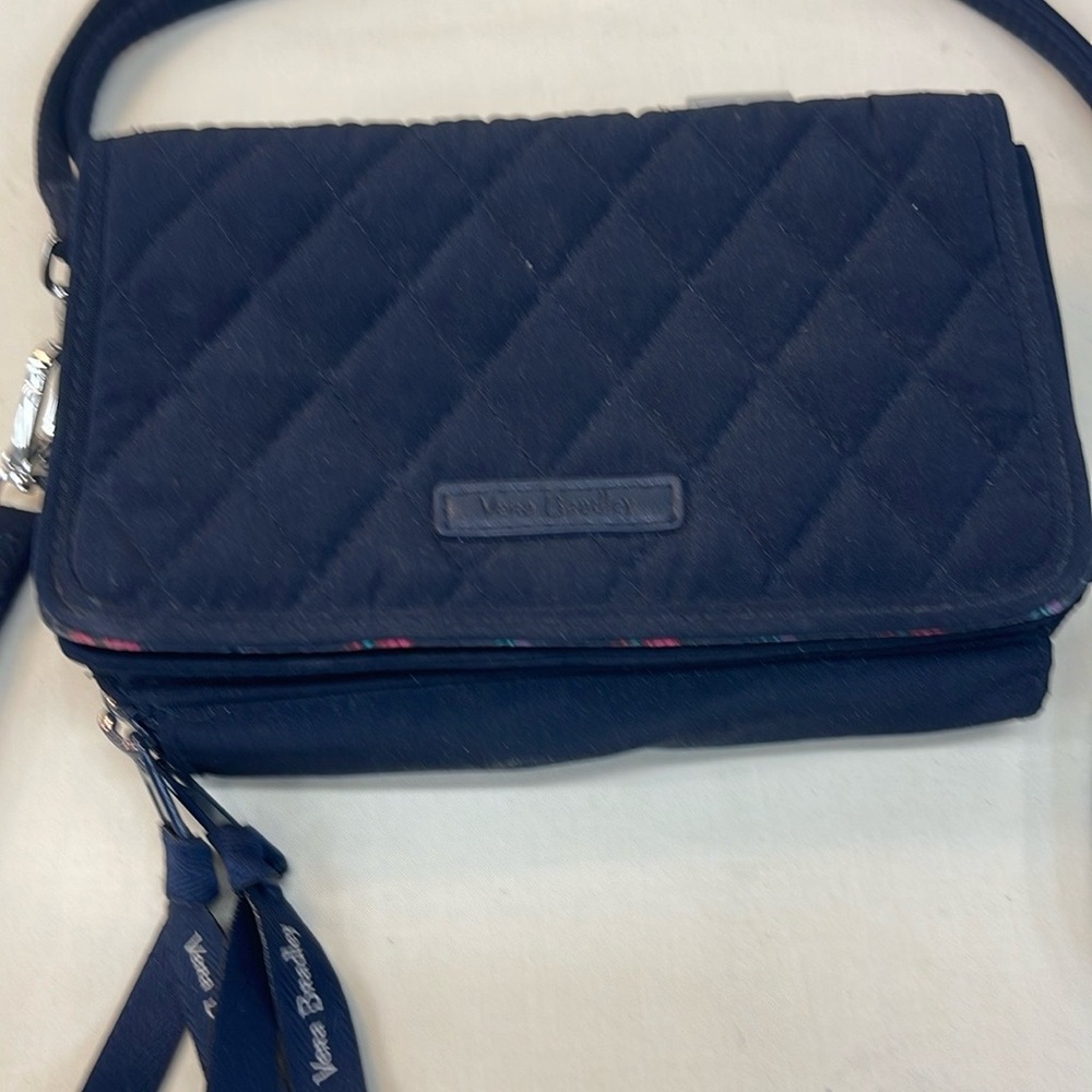 Vera Bradley Midnight Blue Quilted Crossbody Bag